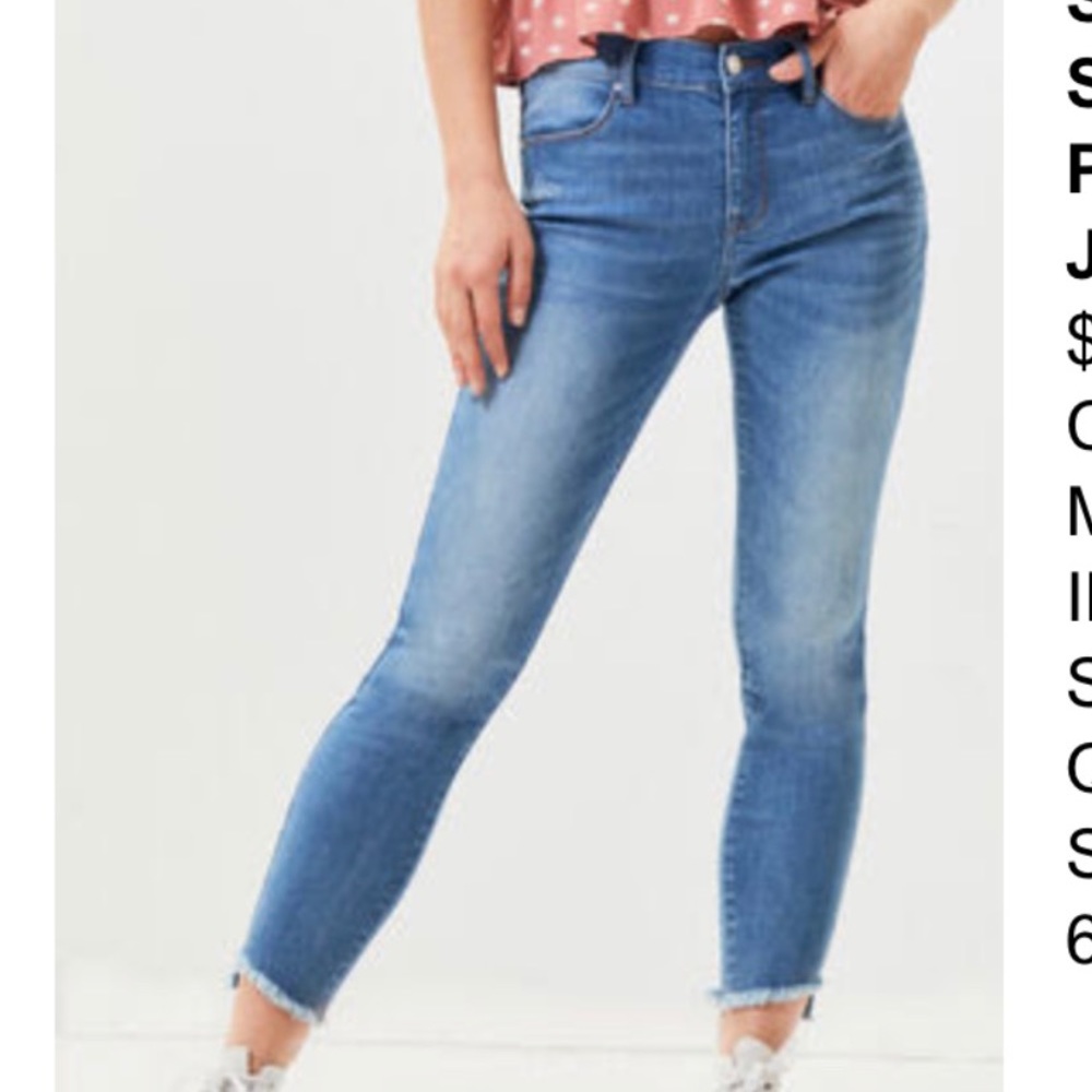 Pacsun Perfect Fit Jegging Frayed Hem